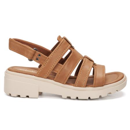 Женские сандалии Clarks Coast Shine 26171728, коричневые