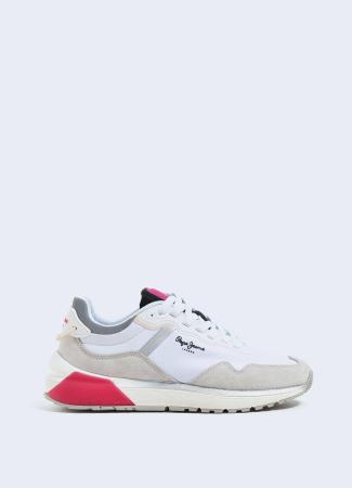 Женские кроссовки Pepe Jeans London Nº22 SPRING WOMAN PLS31347, белые