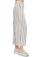STRIPE LINEN CROPPED WIDE PANT 4150171 - STRIPE LINEN CROPPED WIDE PANT 4150171 STRIPE LINEN CROPPED WIDE PANT 4150171 - STRIPE LINEN CROPPED WIDE PANT 4150171