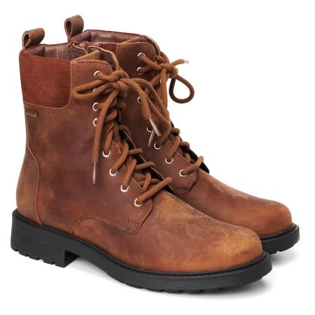 Женские высокие ботинки Clarks Orinoco2up Gtx 26152600, коричневые