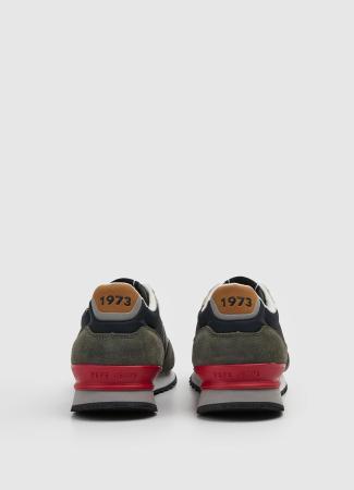 Мужские кроссовки Pepe Jeans London LONDON ONE COVER M PMS30872, хаки