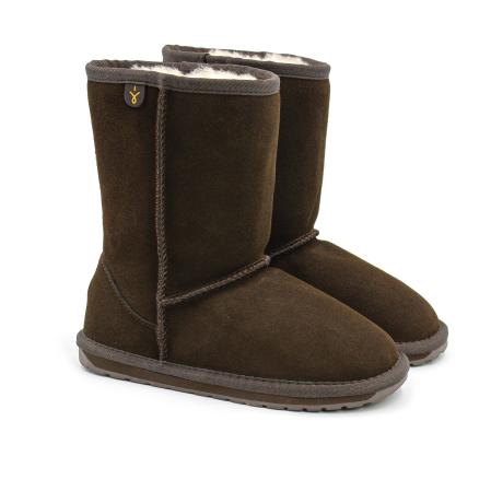 Детские сапоги из овчины (угги) EMU Australia Wallaby Lo K10102, коричневые