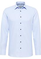 РУБАШКА 1015-12-F171 - Мужская рубашка ETERNA, голубая