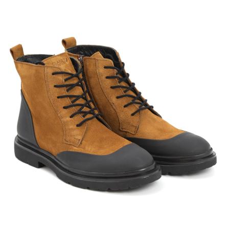 Мужские высокие ботинки Clarks BC12511-180, коньячные