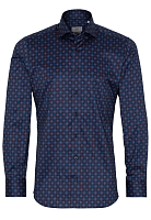  3972-19-F682 - Мужская рубашка ETERNA, синяя