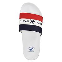 SOUL MIX BHM519700 - Мужские сланцы Beverly Hills Polo Club, белые