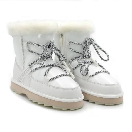 Женские угги EMU Australia Blurred Glossy 2.0 W12905, белые