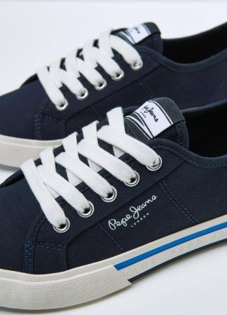 Детские кеды Pepe Jeans London BRADY BOY BASIC PBS30527, синие Детские кеды Pepe Jeans London BRADY BOY BASIC PBS30527, синие