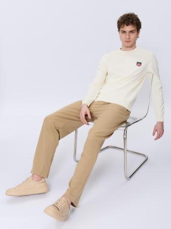 Мужской джемпер Gant COTTON C-NECK 8050185, белый