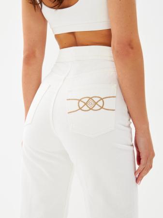 ICON G HW FLARE ECRU JEANS 4100158