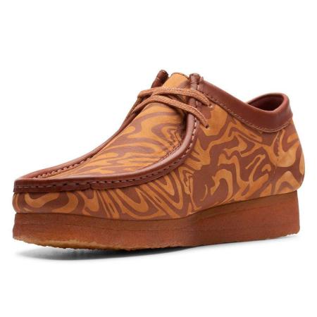 Мужские полуботинки Clarks WallabeeWW Lo 26147073, коричневые