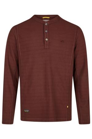 Мужской джемпер Camel Active Henley 1/1 Arm 409675-8T11, бордовый