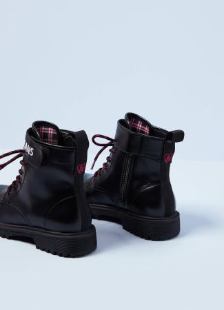 Детские высокие ботинки Pepe Jeans London HATTON STRAP COMBI PGS50167, черные Детские высокие ботинки Pepe Jeans London HATTON STRAP COMBI PGS50167, черные
