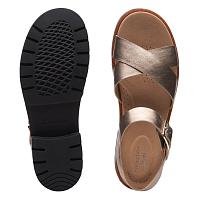 Orinoco Strap 26160509 - Женские сандалии Clarks, серебряные Orinoco Strap 26160509 - Женские сандалии Clarks, серебряные