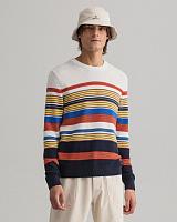MULTI COLORED STRIPED C-NECK 8040080 - MULTI COLORED STRIPED C-NECK 8040080
