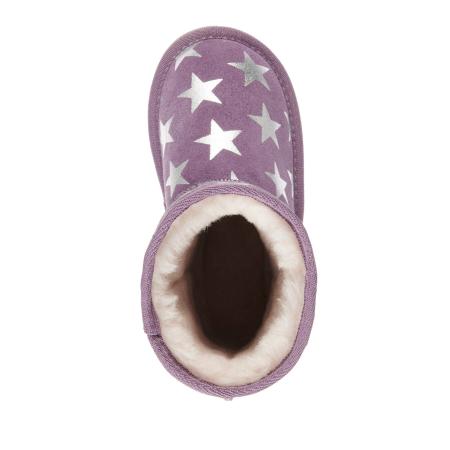 Детские сапоги из овчины (угги) EMU Australia Starry Night K11119, фиолетовые