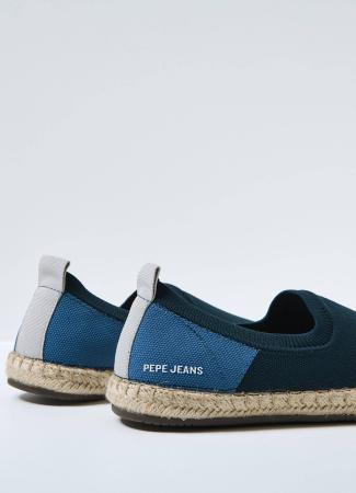 Мужские эспадрильи Pepe Jeans London TOURIST SLIP ON KNIT PMS10299, синие