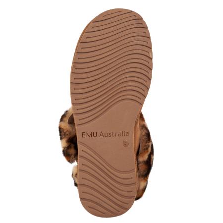 Женские полусапоги из овчины (угги) EMU Australia Slipper Baia Bow W13210, коричневые