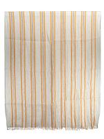 STRIPED COTTON LINEN SCARF 4920131 - STRIPED COTTON LINEN SCARF 4920131