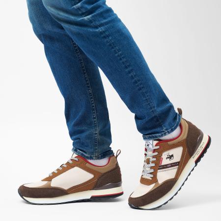 Мужские кроссовки Beverly Hills Polo Club BEVERLY MIX BHM513100, коньячные