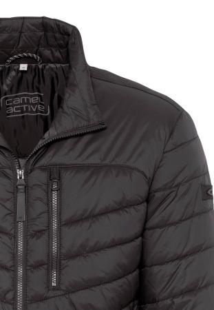 Мужская куртка Camel Active (стеганая) Jacket 4302409E52, черная Мужская куртка Camel Active (стеганая) Jacket 4302409E52, черная
