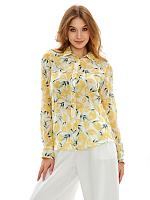 LEMON COTTON SILK SHIRT 4320121 - LEMON COTTON SILK SHIRT 4320121