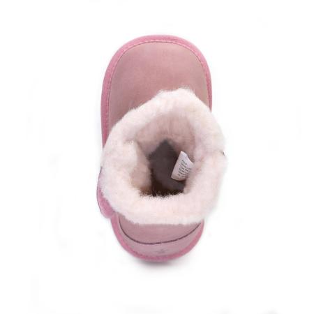 Детские ботинки из овчины (угги) EMU Australia Toddle B10737, розовые