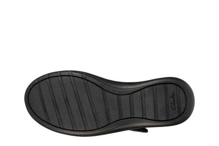 Детские туфли на ремешке Clarks Etch Bright K 26151124, черные