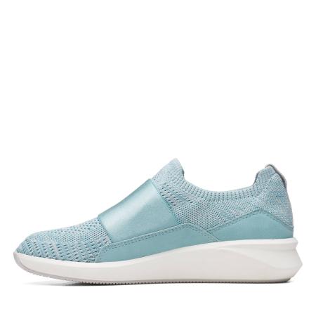 Женские кроссовки Clarks Un Rio Knit 26166309, голубые