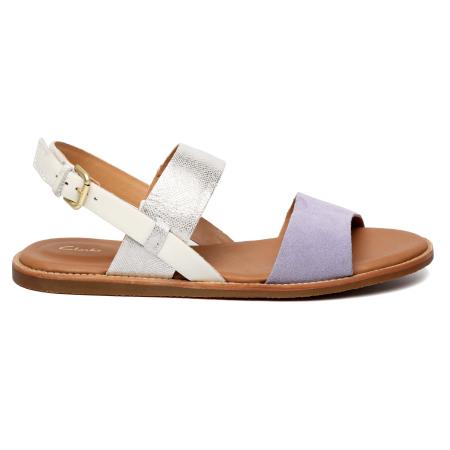 Женские сандалии Женщины Clarks Karsea Strap 26171872, фиолетовые