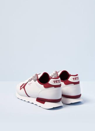 Мужские кроссовки Pepe Jeans London BRITT MAN CAPSULE PMS30752, красный Мужские кроссовки Pepe Jeans London BRITT MAN CAPSULE PMS30752, красный