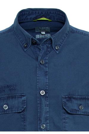Мужская рубашка Camel Active Longsleeve Shirt 409118-8S18, синяя