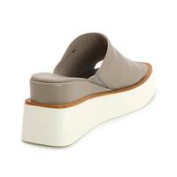 LEATHER LADIES SANDALS 160788 - Женские сабо CARMELA, бежевые