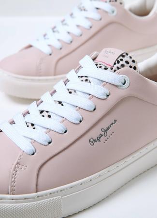 Женские кеды Pepe Jeans London ADAMS RIGA PLS31310, розовые