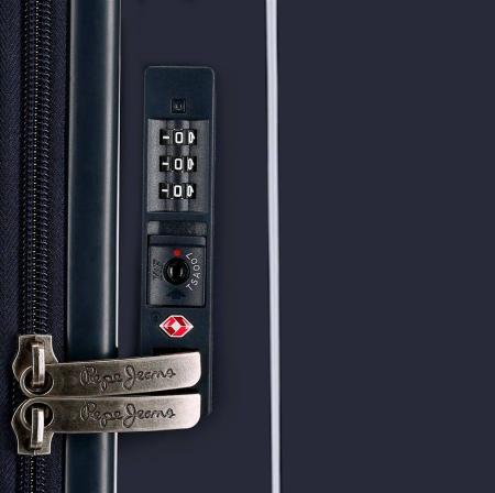 Унисекс троллей-кейс Pepe Jeans Bags, Модель Модель: CHAD ABS TROLLEY 55CM.,, арт: арт: 74193, цвет , цвет синий