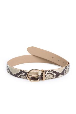 Женский ремень Gant SCALE EMBOSSED LEATHER BELT 4940161, бежевый