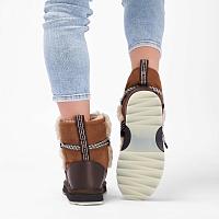 Sheepskin Fashion Blurred Teddy W13196 - Женские снегоходы EMU Australia, коричневые