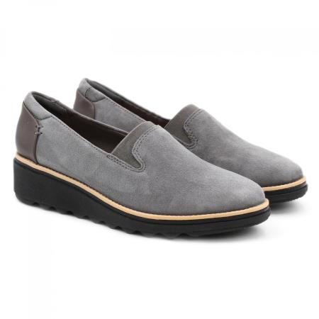 Женские лоферы Clarks Sharon Dolly 26136360, серые