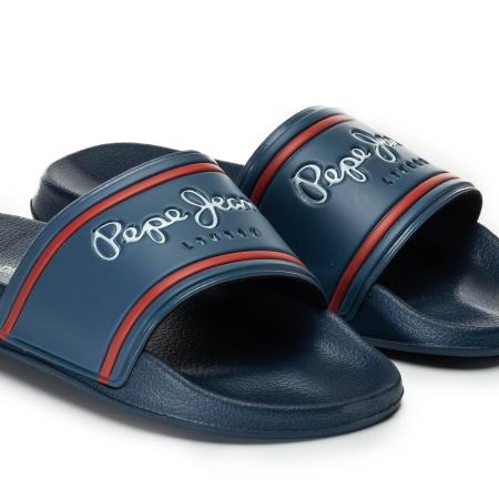 Мужские сланцы Pepe Jeans London SLIDER CLASSIC PMS70070, синие