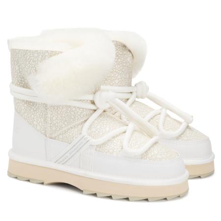 Женские снегоходы EMU Australia Sheepskin Fashion Waddi W13128, белые