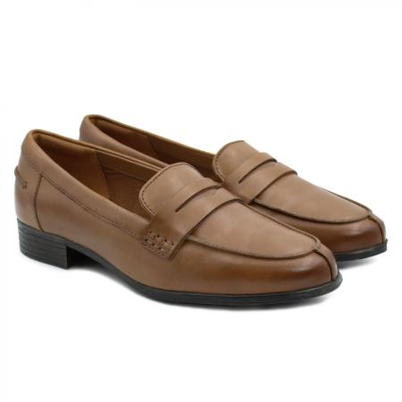 Женские лоферы Clarks Hamble Loafer 26147740, коричневые