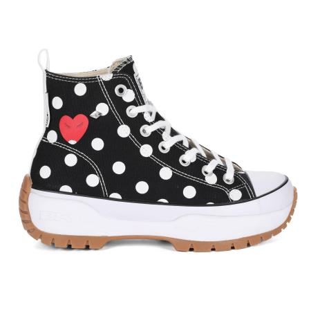 Женские высокие кеды British Knights KAYA MID FLY B49-3714-01, черные