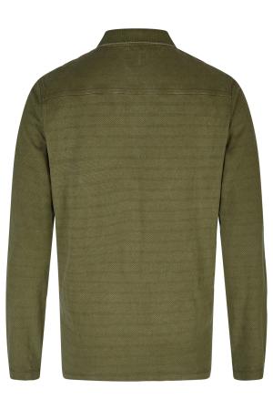 Мужское поло Camel Active Polo Long Sleeve 409865-8P01, оливковое