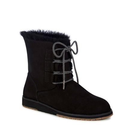 Женские полусапоги из овчины (угги) EMU Australia Illawong W11657, синие Женские полусапоги из овчины (угги) EMU Australia Illawong W11657, синие