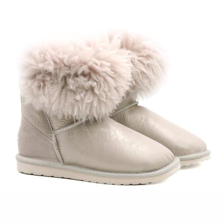 Женские полусапоги из овчины (угги) EMU Australia Teddy Wurren W12598, песочные