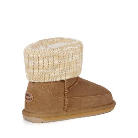 Детские полусапоги из овчины (угги) EMU Australia Eccles K12610, коричневые