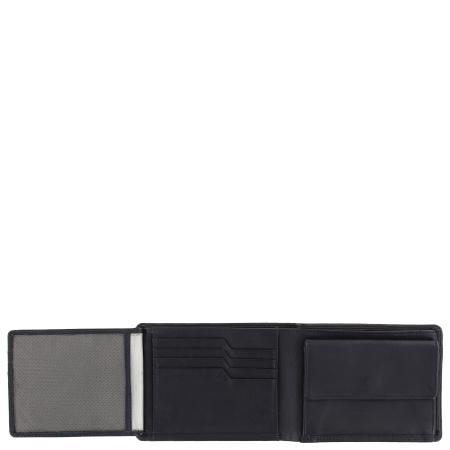 Мужской кошелек Braun Buffel GOLF SECURE Coin Wallet 8CS 90031, черный