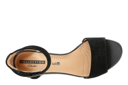 Женские босоножки Clarks Deva Mae 26127568, черные Женские босоножки Clarks Deva Mae 26127568, черные