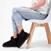 Sheepskin Fashion Higgie W13198 - Женские полусапоги из овчины (угги) EMU Australia, черные Sheepskin Fashion Higgie W13198 - Женские полусапоги из овчины (угги) EMU Australia, черные