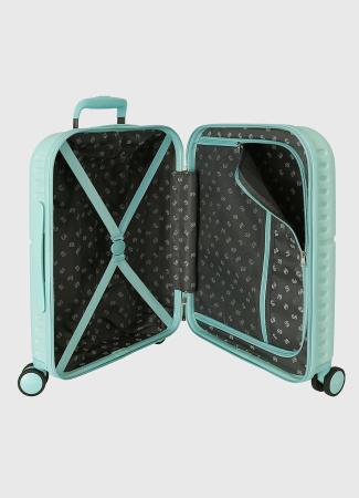 Троллей-кейс Pepe Jeans Bags ABS SUITCASE 55CM W/EXP. 4W PJL HIGHLIGHT 76886, голубой